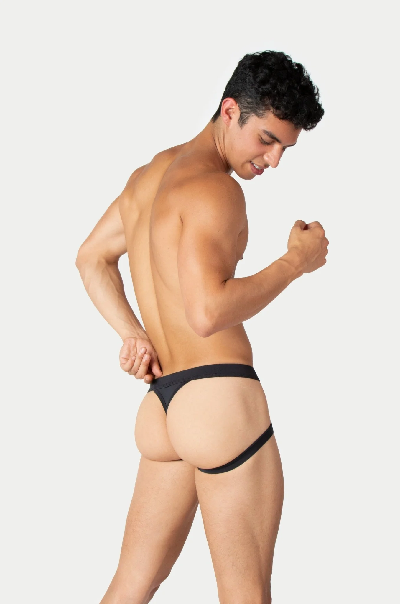 IMPULSE Jock Thong - Black - Image 5