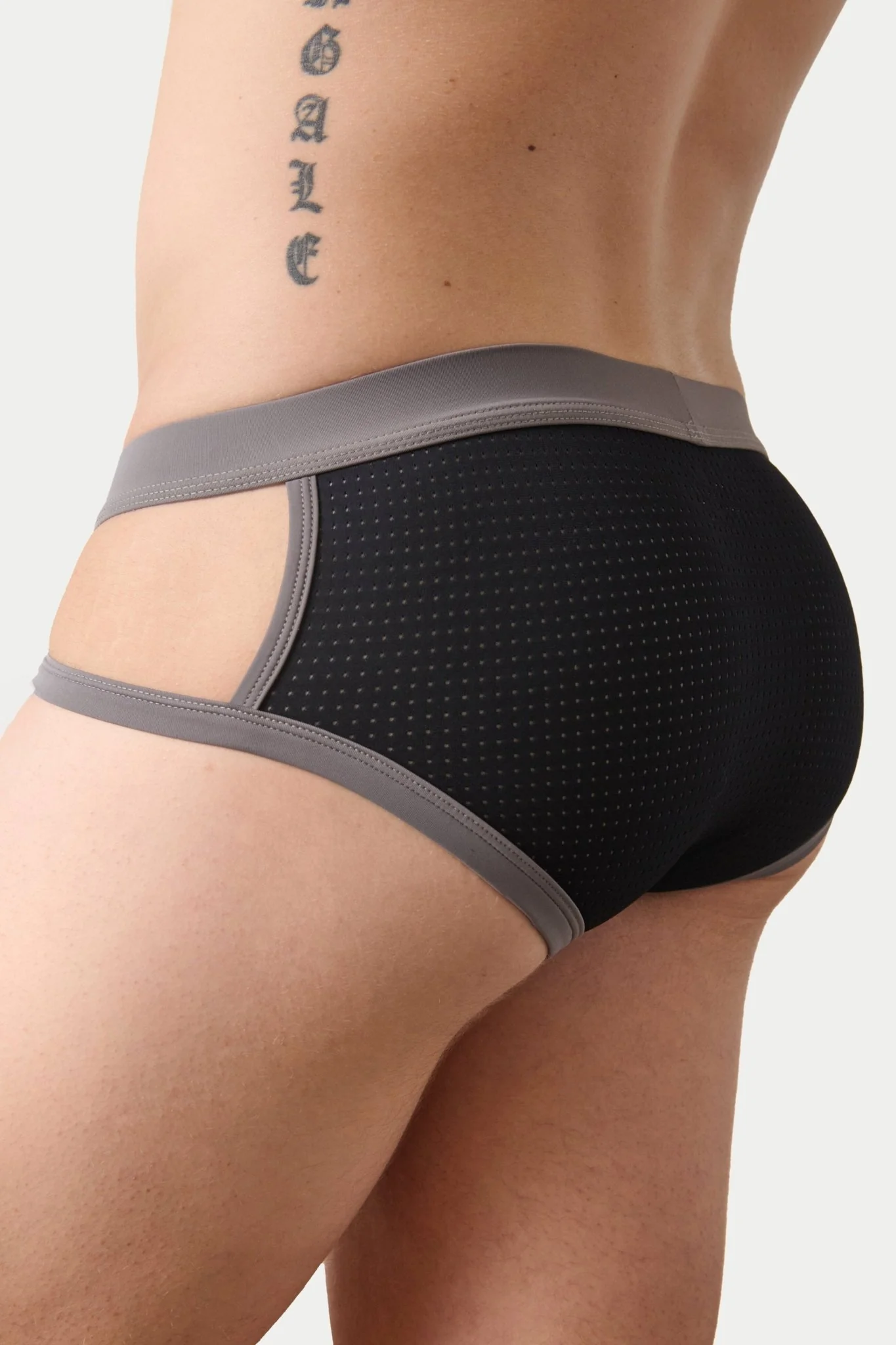 AERO Strap Briefs - Black - Image 4
