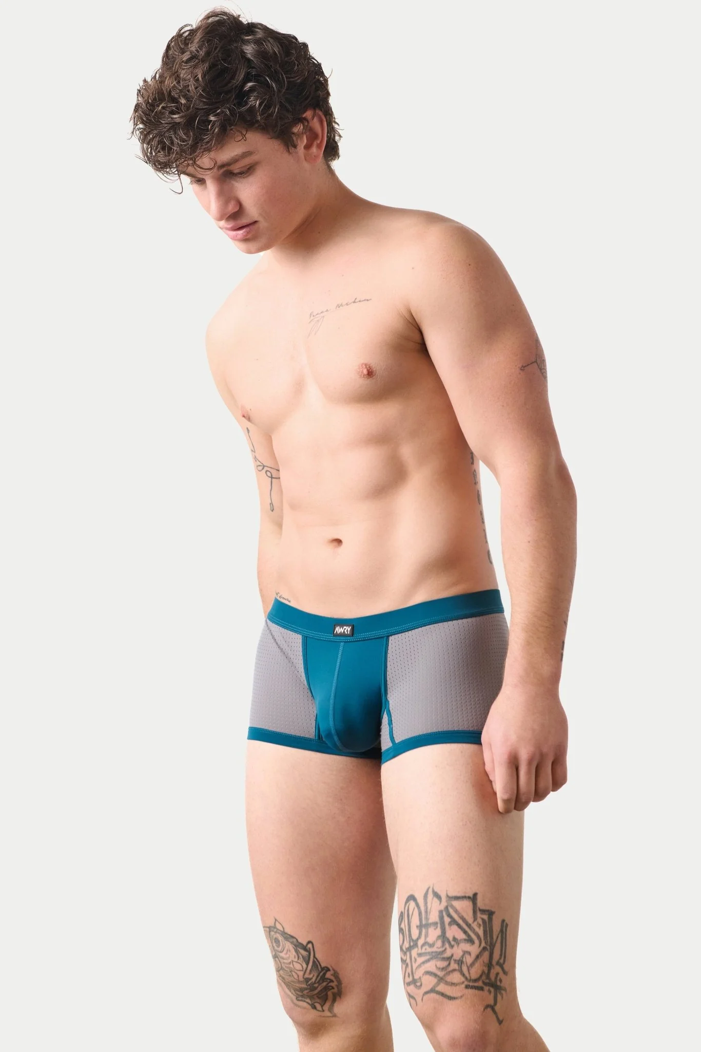 AERO Thong Trunks - Gray - Image 4