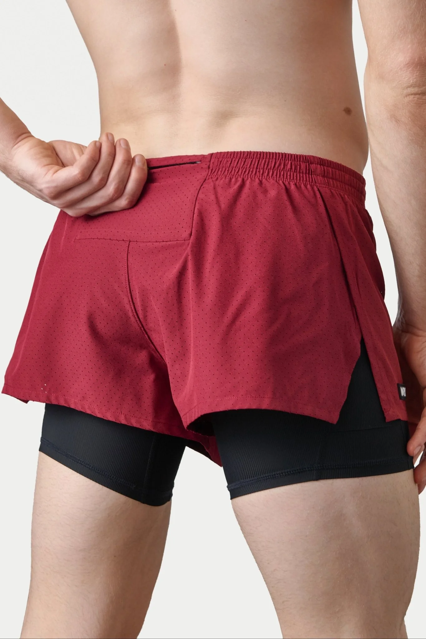 BREEZE Liner Shorts - Maroon - Image 6