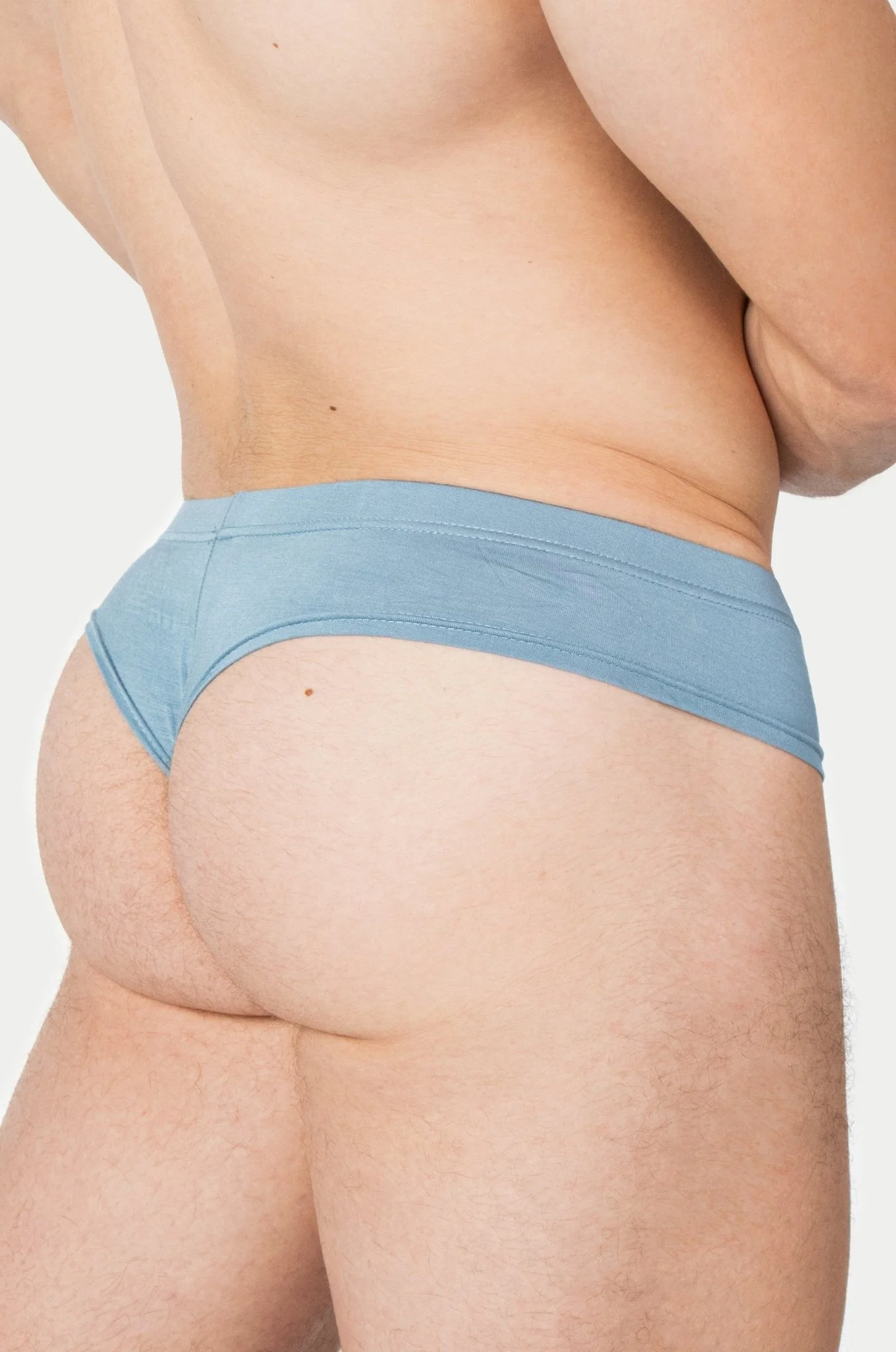 CHEEKY Thong Briefs - Smoky Blue - Image 5