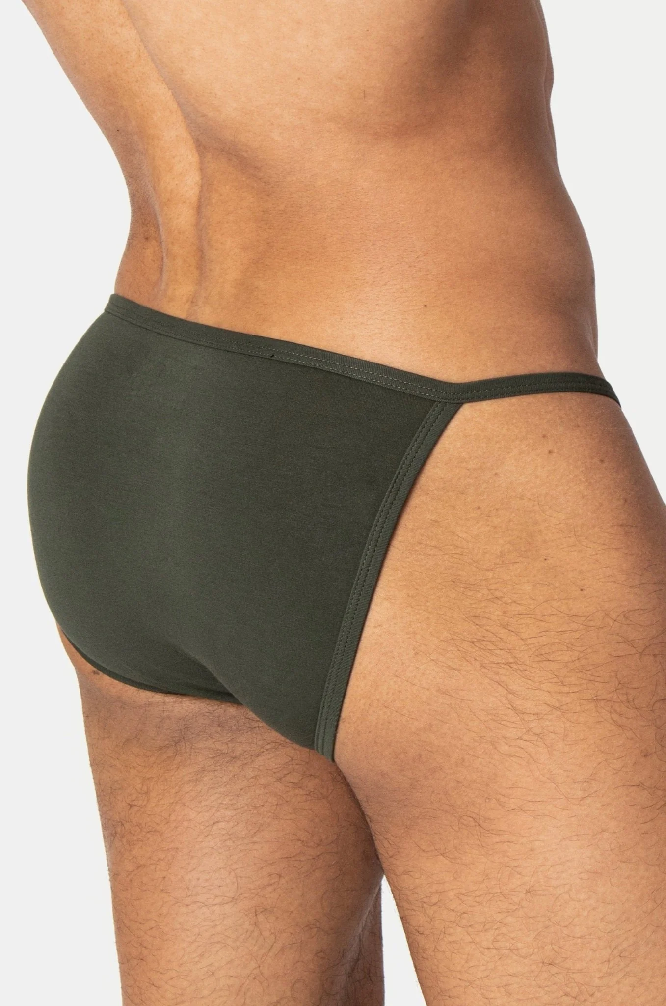 LUXE String Bikini - Deep Olive - Image 7