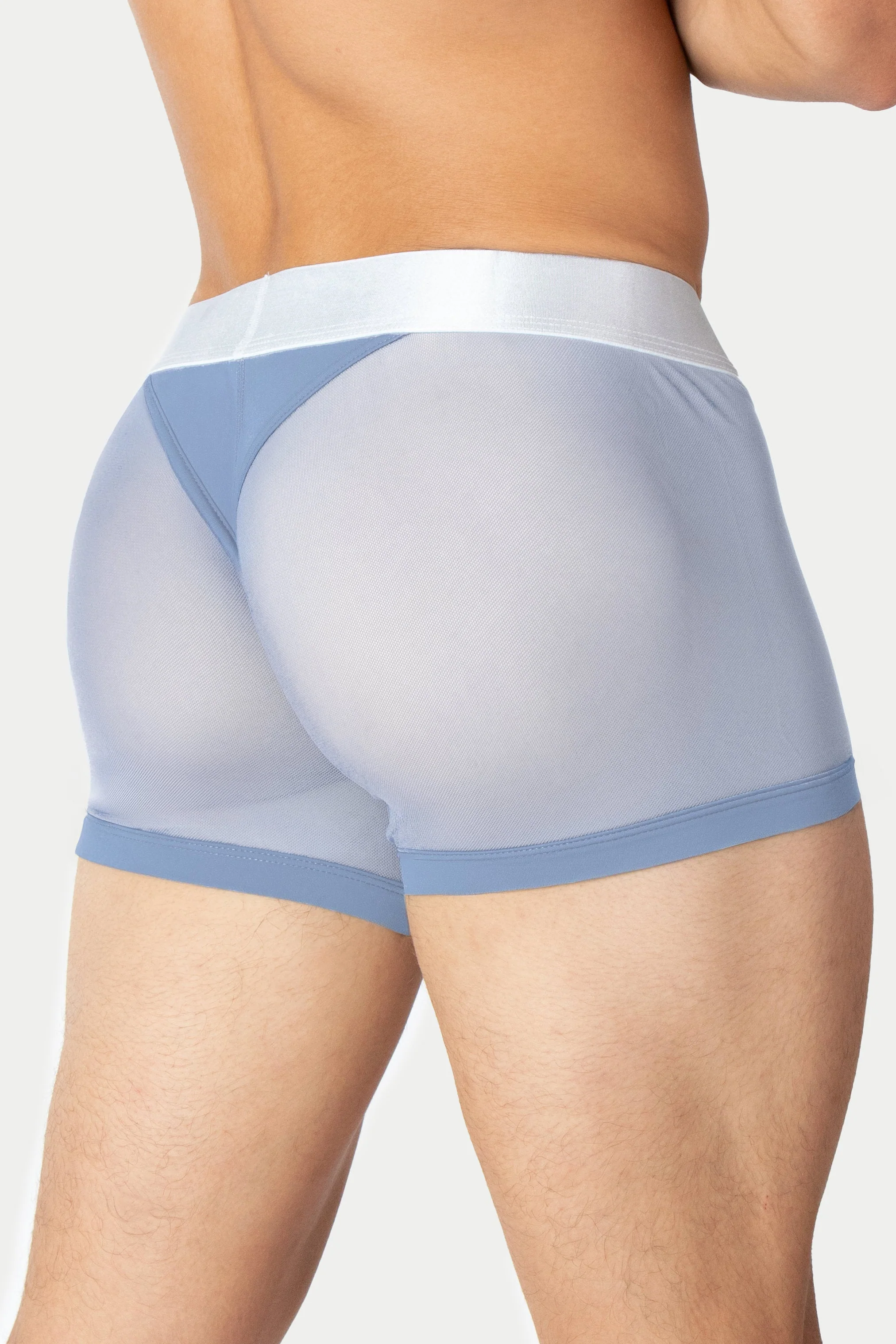 REVEAL Thong Trunks V2 - Steel Blue - Image 6
