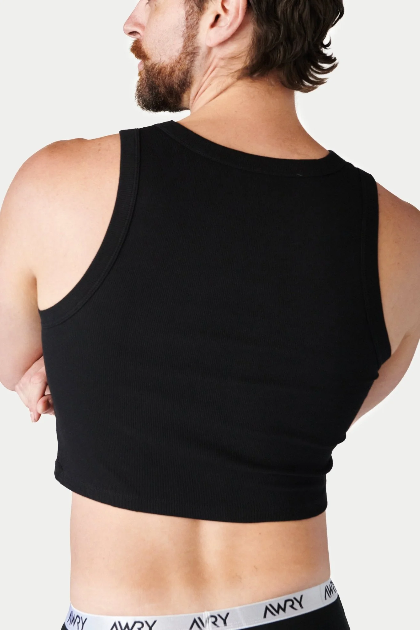 RIBBED Crop Tank - Black - Image 10
