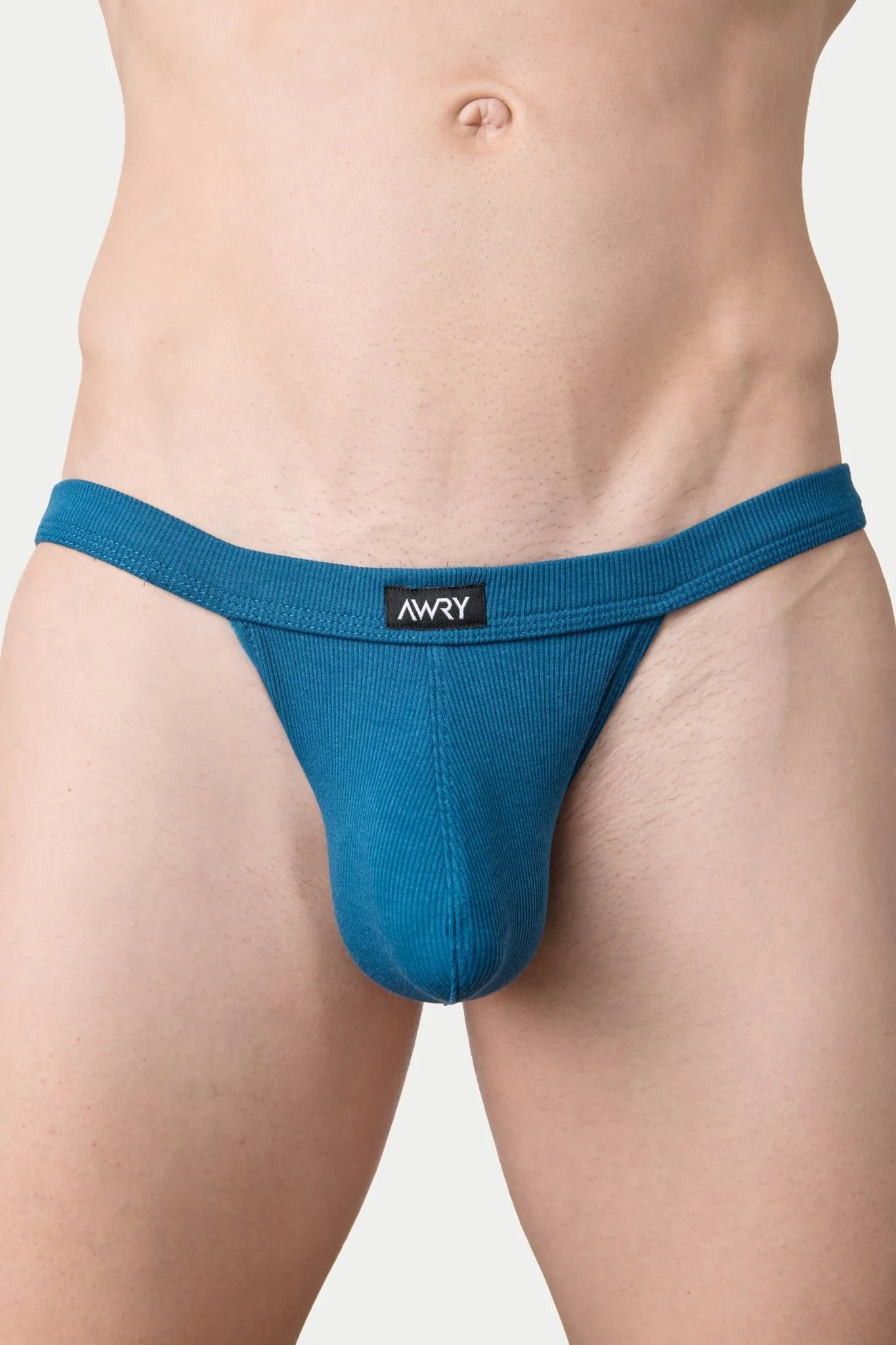 RIBBED Tanga Briefs - Storm Blue - Image 5