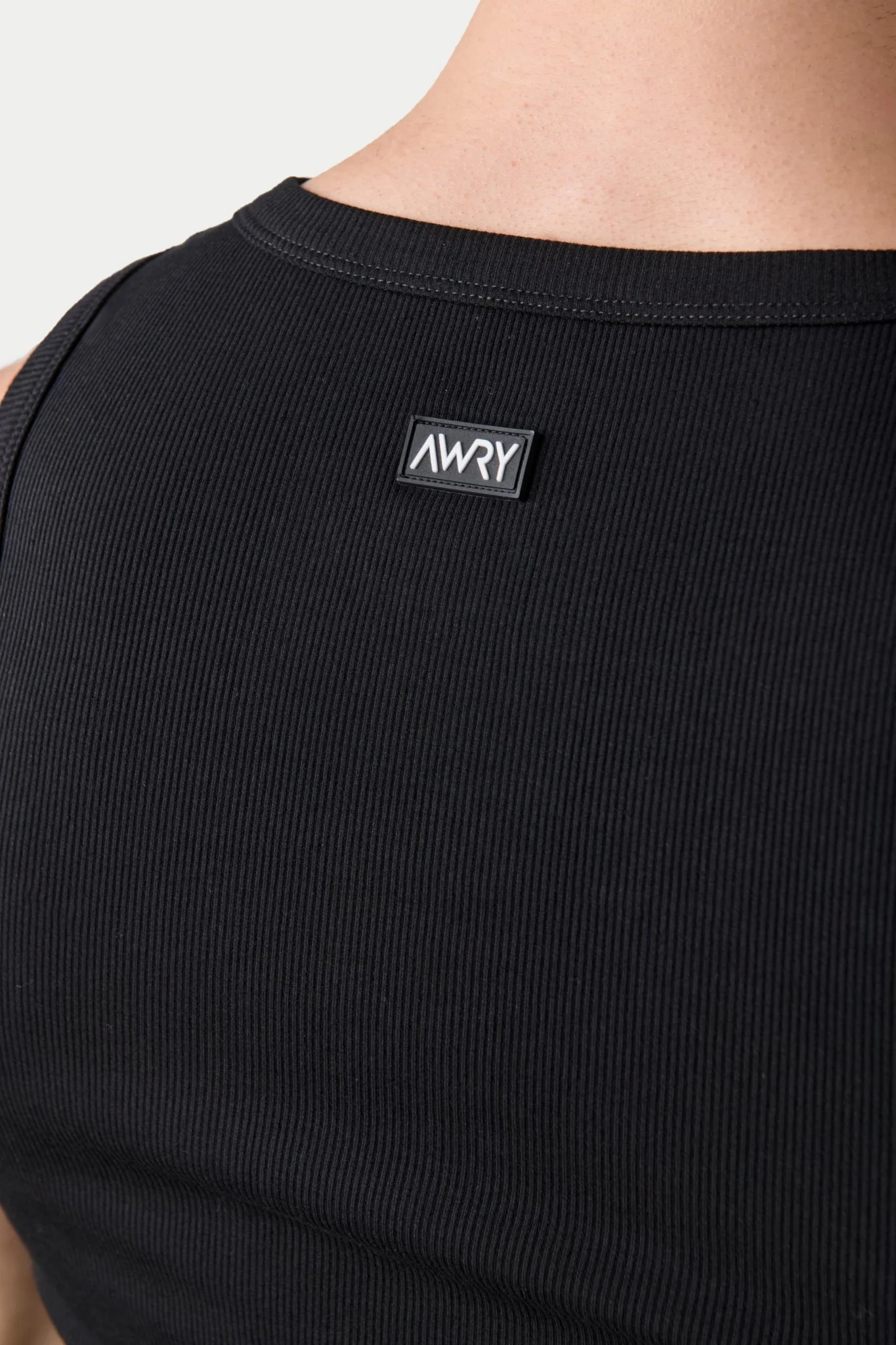 RIBBED Tank - Black - Image 5