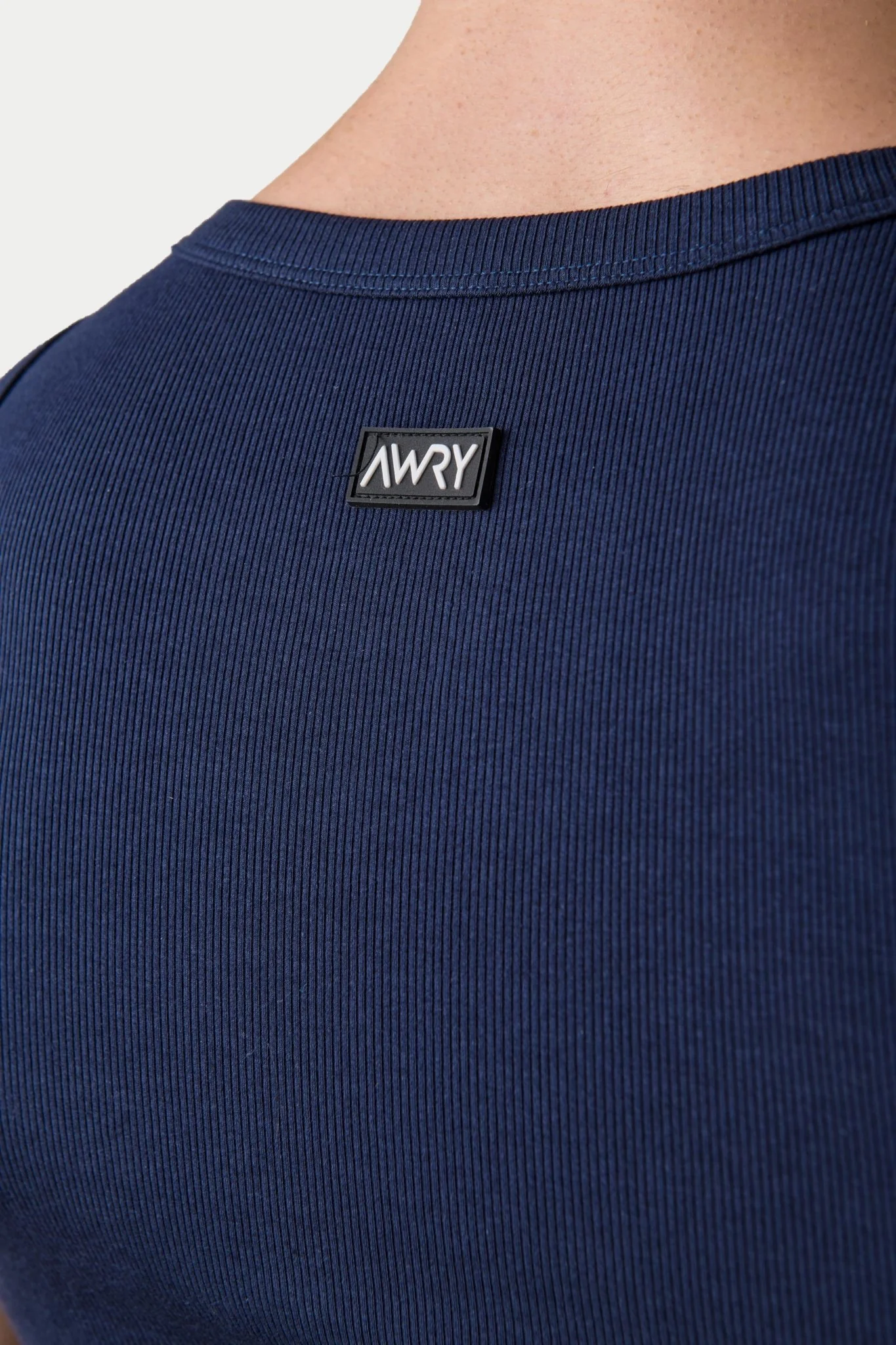 RIBBED Tank - Navy - Image 8