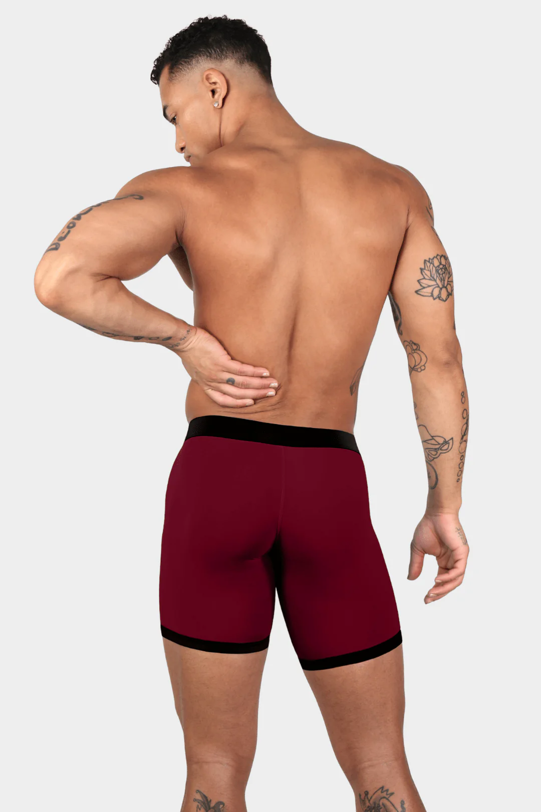 STANDOUT Boxer Briefs V2 - Maroon - Image 4