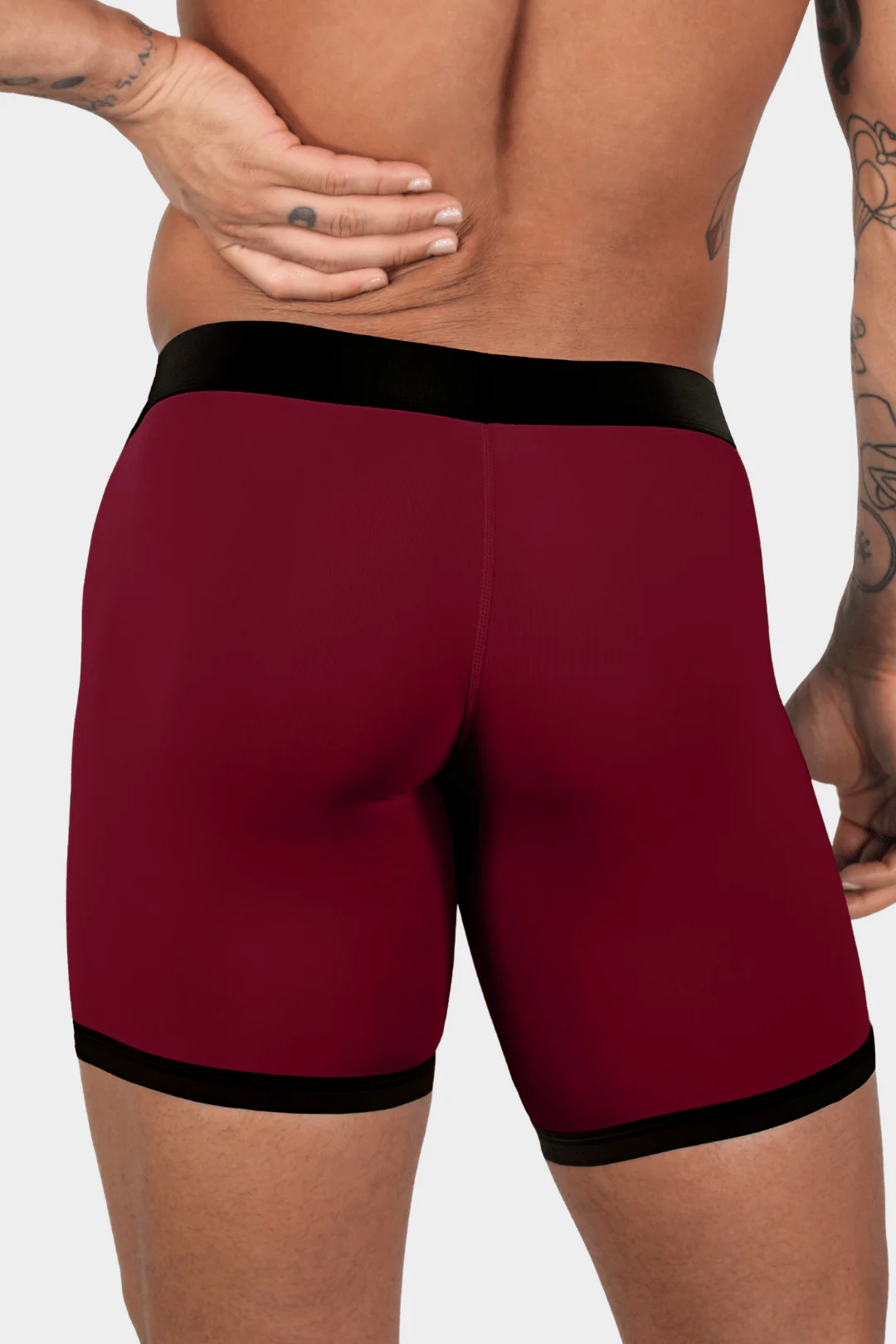 STANDOUT Boxer Briefs V2 - Maroon - Image 6