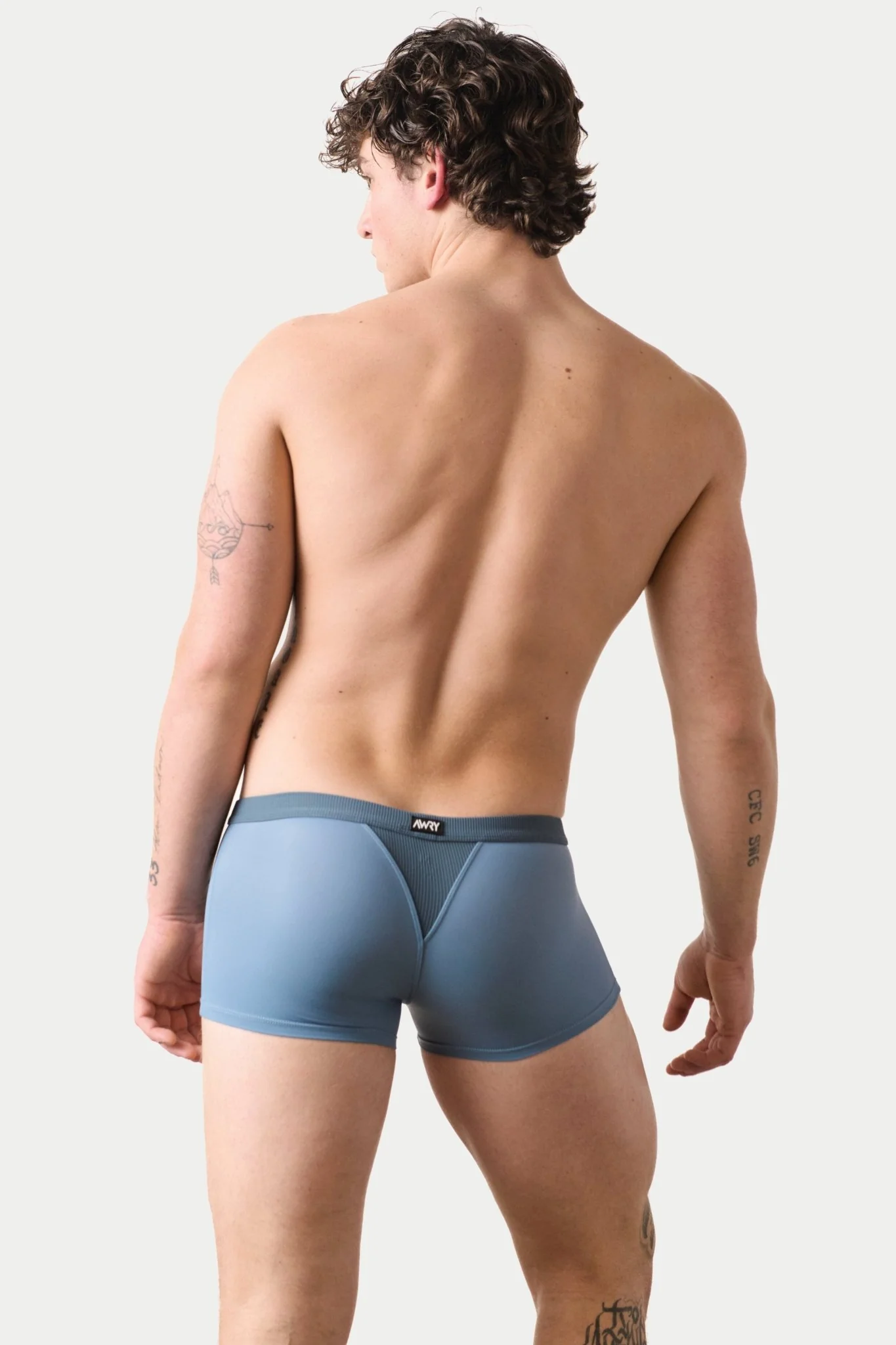 SURGE Swim Thong Trunks - Steel Blue - Image 5
